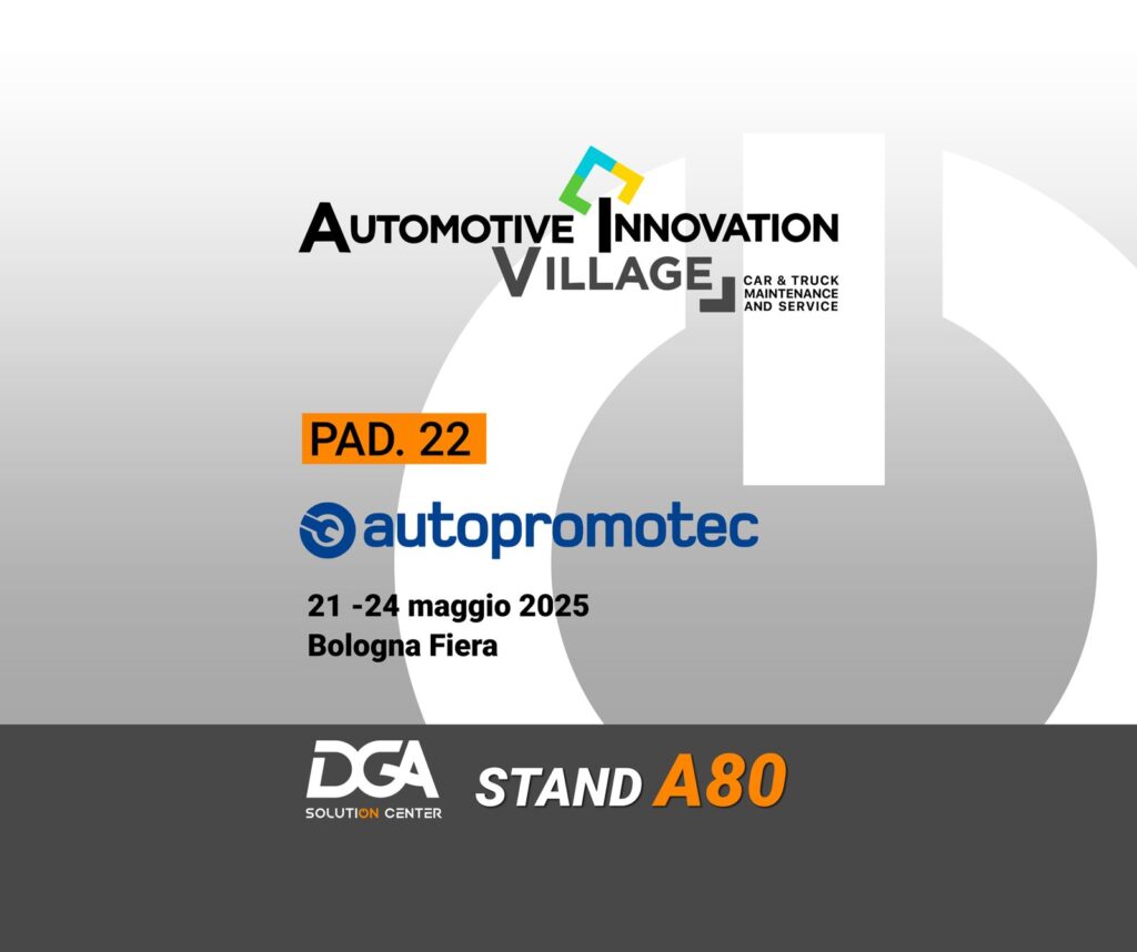 DGA SOLUTION CENTER partecipa all'Autopromotec 2025